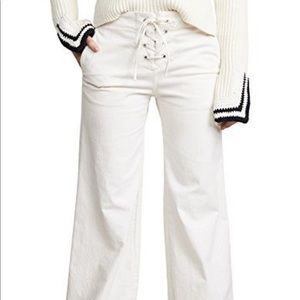 Nili Lotan Lennon pant, parchment color size 6